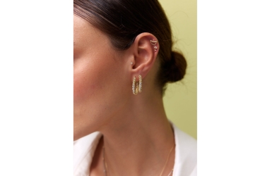 Quyumcu - 14 Ayar Altın Anahtar Tragus Küpe (1)