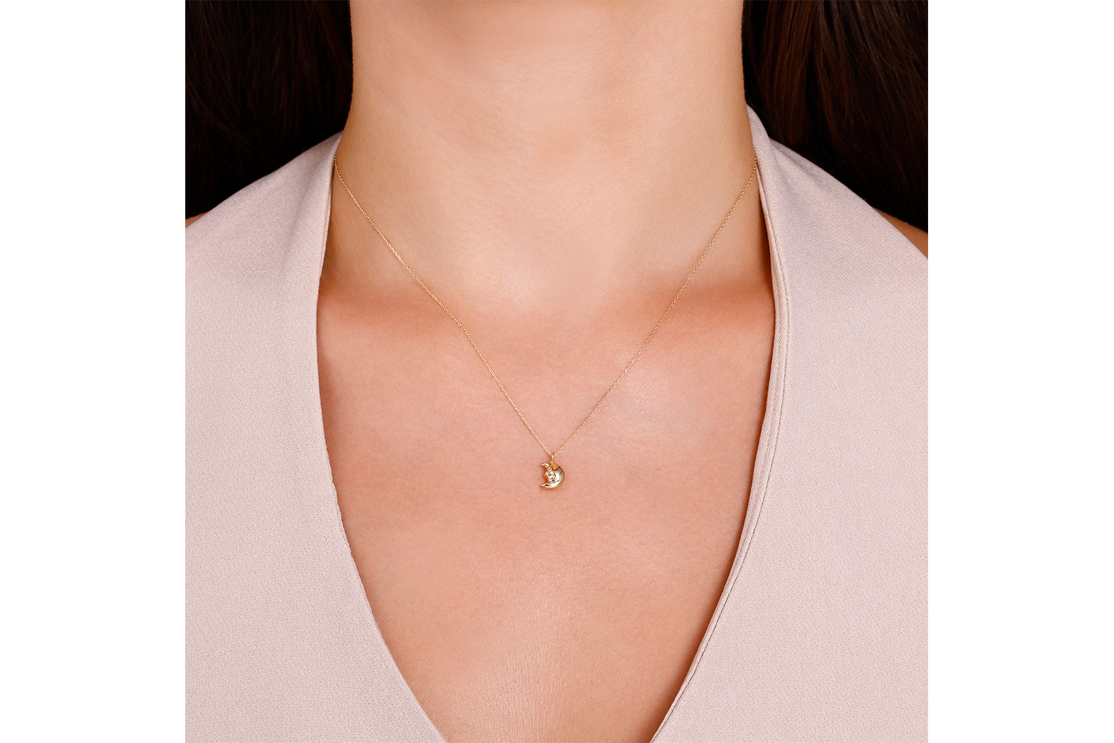 Quyumcu - 14 Ayar Altın Ay Dede Kolye (1) Quyumcu - 14 Ayar Altın Ay Dede Kolye (1)