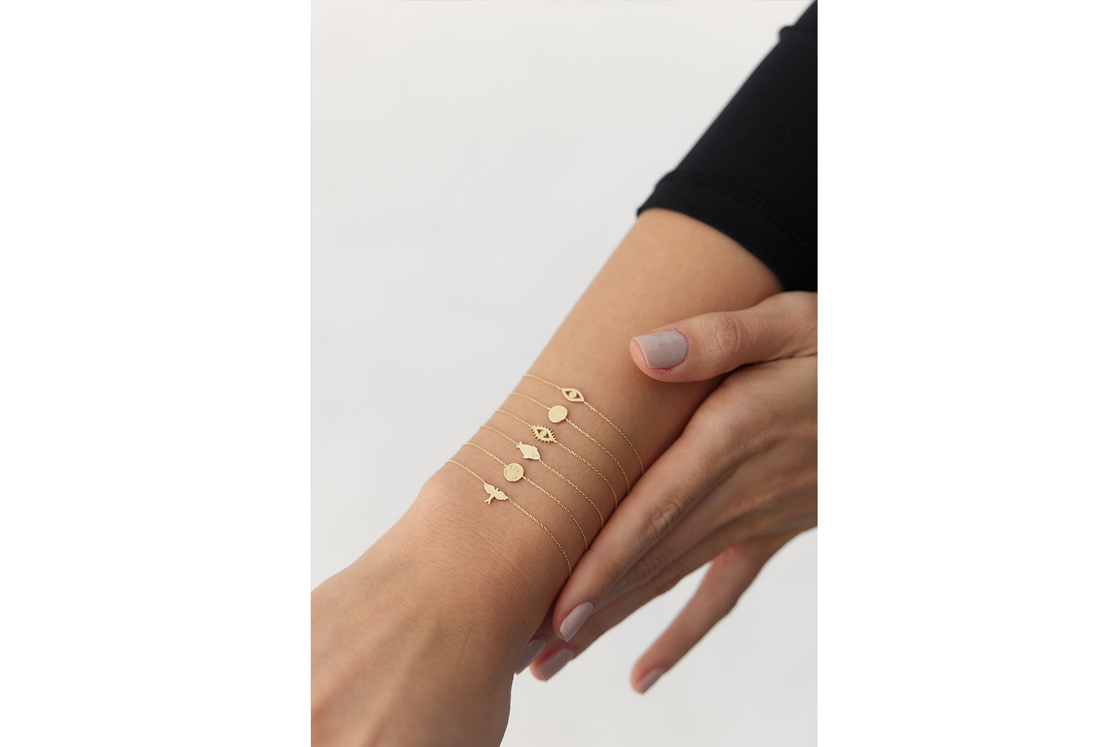 Quyumcu - 14 Ayar Altın Balık Figürlü Bileklik (1)