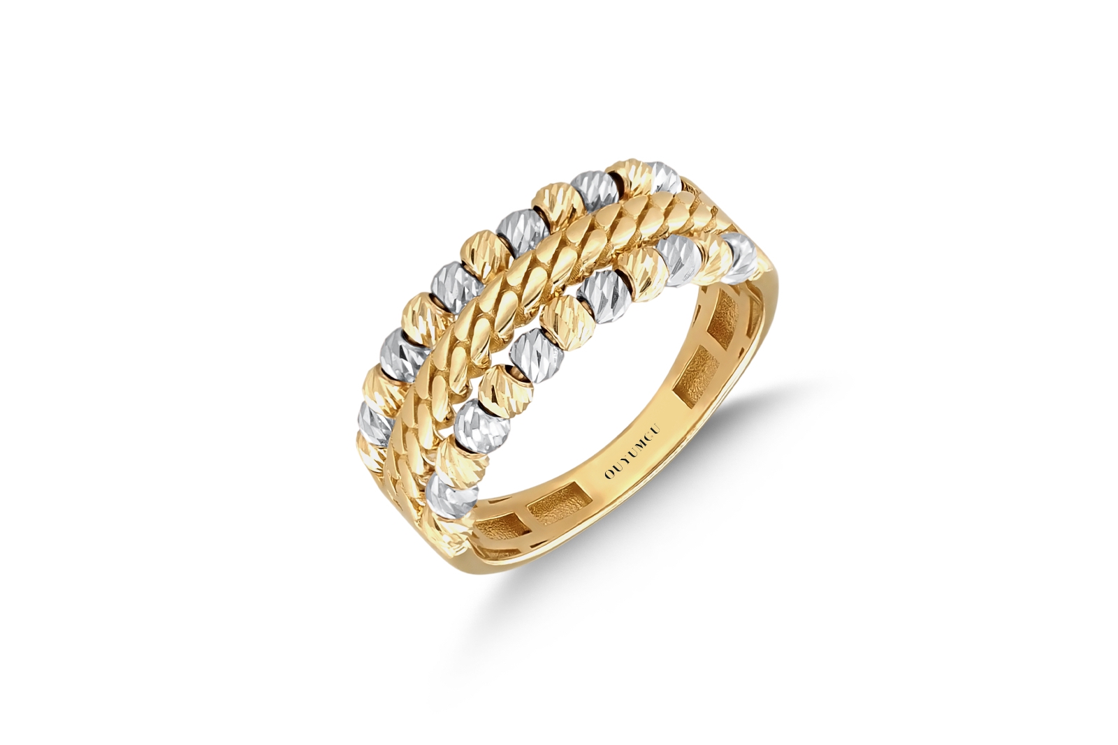 Quyumcu - 14 Ayar Altın Dorika Yüzük (1)