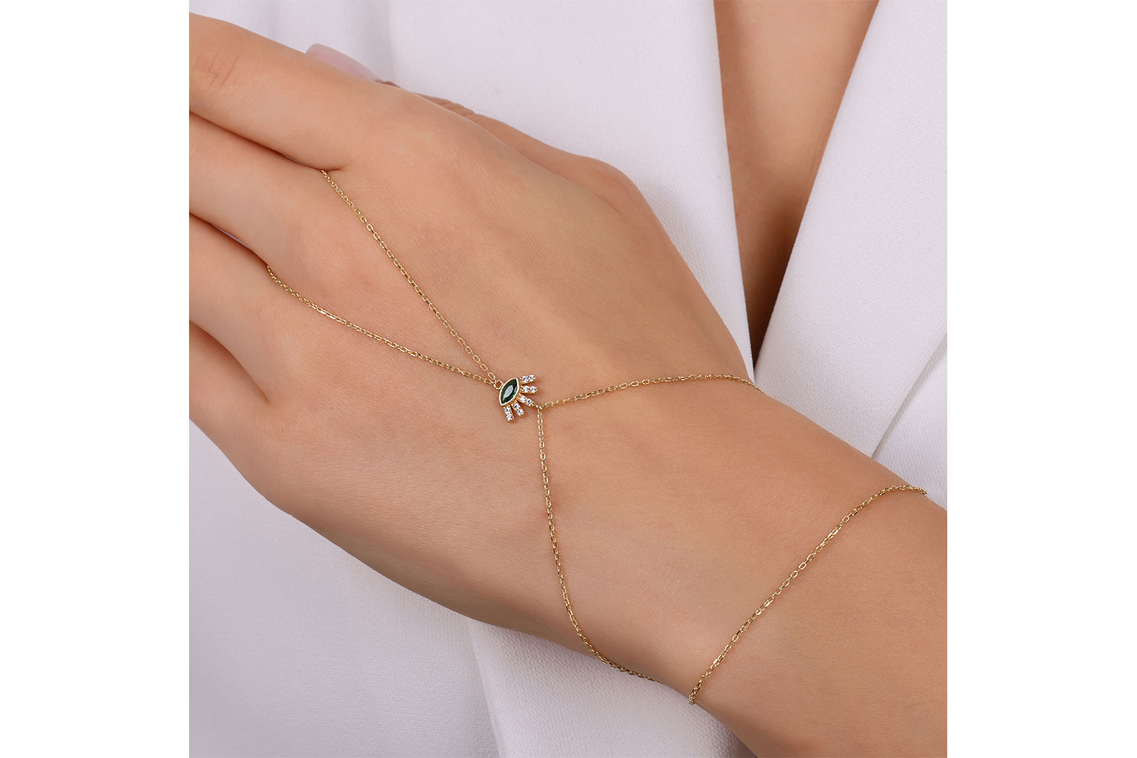 Quyumcu - 14 Ayar Altın Göz Şahmeran Bileklik Quyumcu - 14 Ayar Altın Göz Şahmeran Bileklik