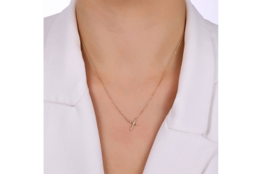 Quyumcu - 14 Ayar Altın Haç Kolye (1)