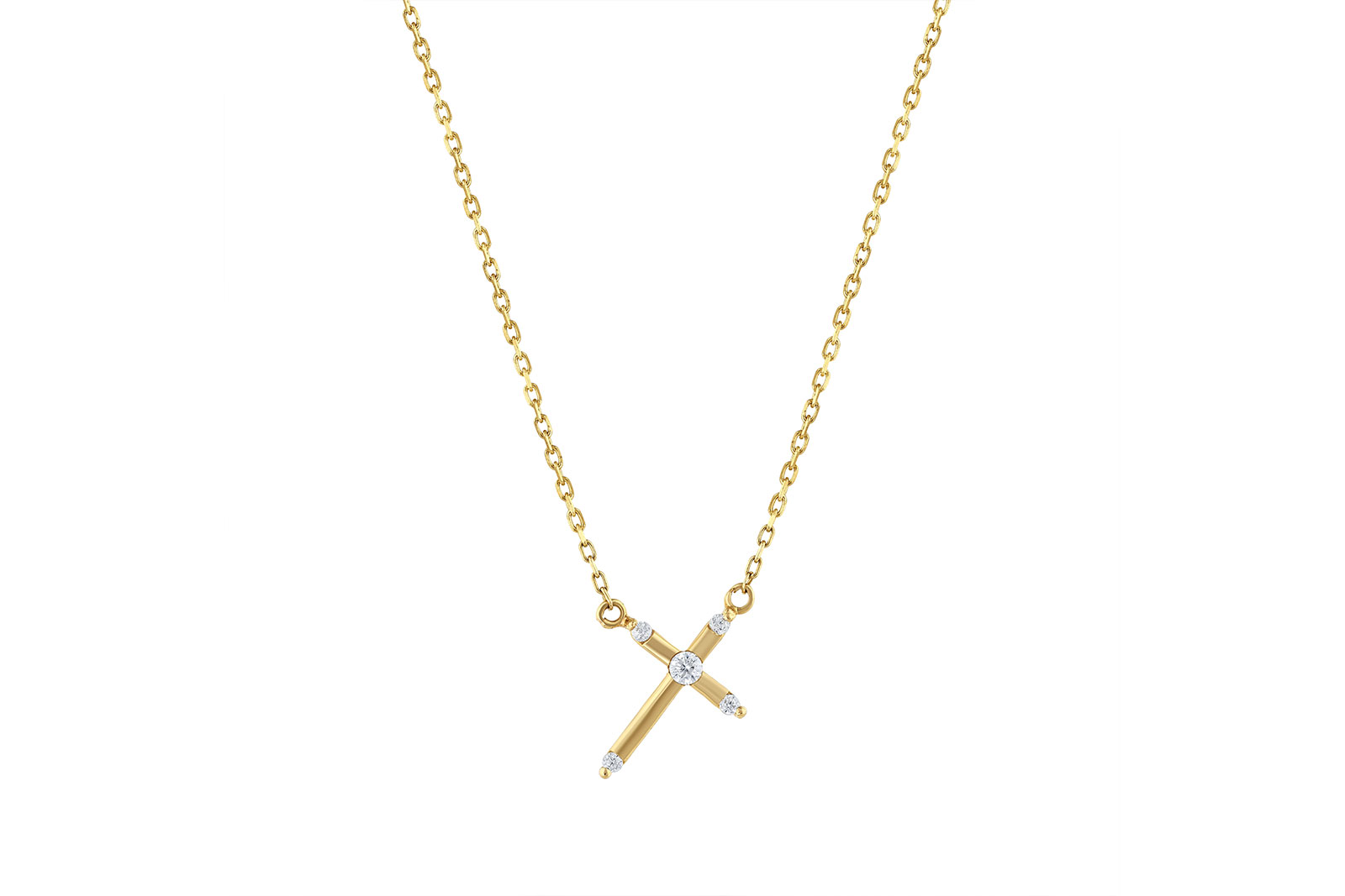 Quyumcu - 14 Ayar Altın Haç Kolye