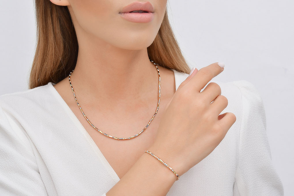 Quyumcu - 14 Ayar Altın İtalyan Zincir Bileklik (1)