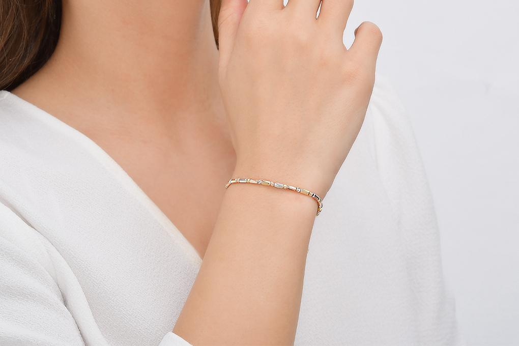 Quyumcu - 14 Ayar Altın İtalyan Zincir Bileklik