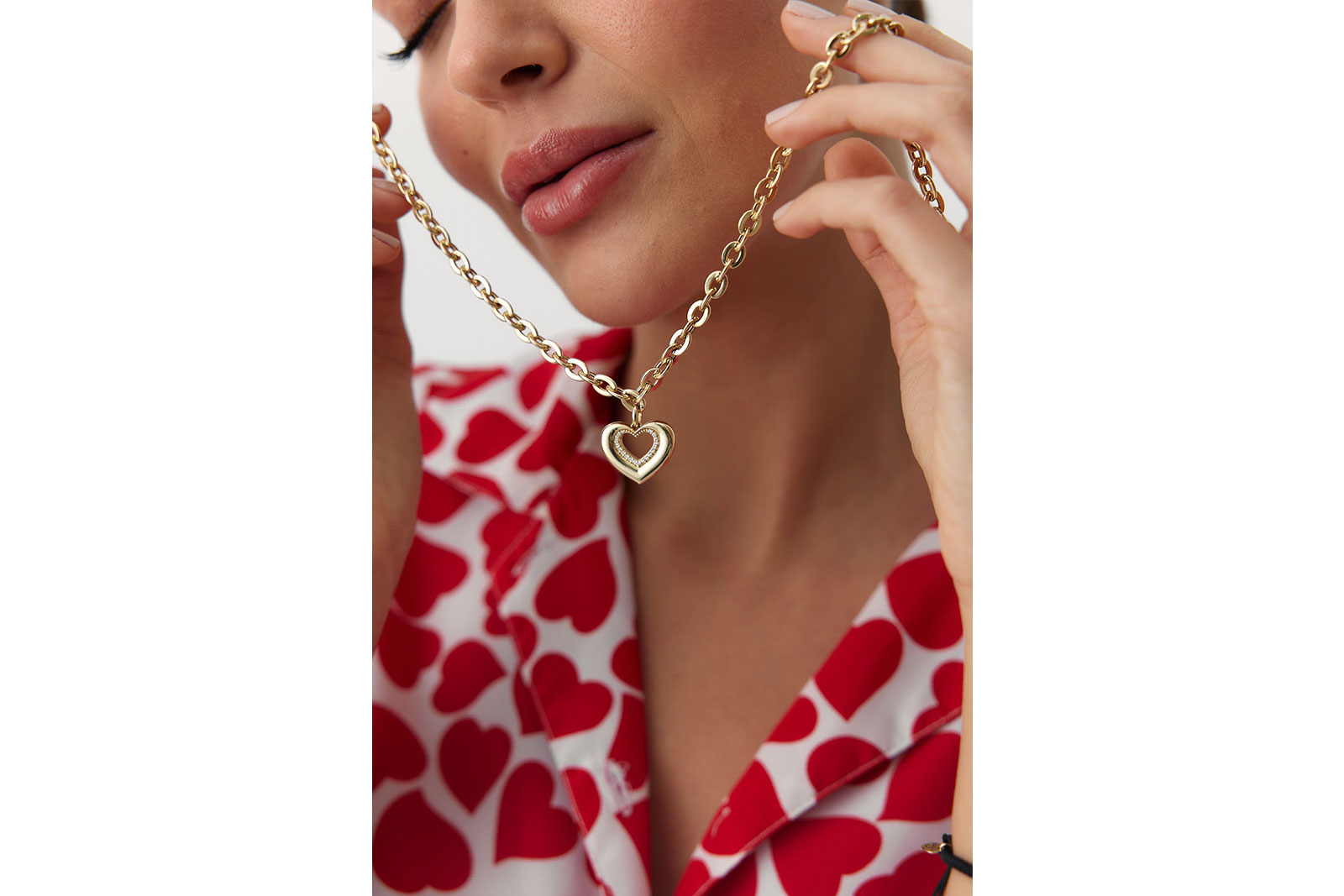 Quyumcu - 14 Ayar Altın Kalp Kolye