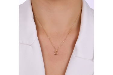 Quyumcu - 14 Ayar Altın Kalp Kolye (1) Quyumcu - 14 Ayar Altın Kalp Kolye (1)