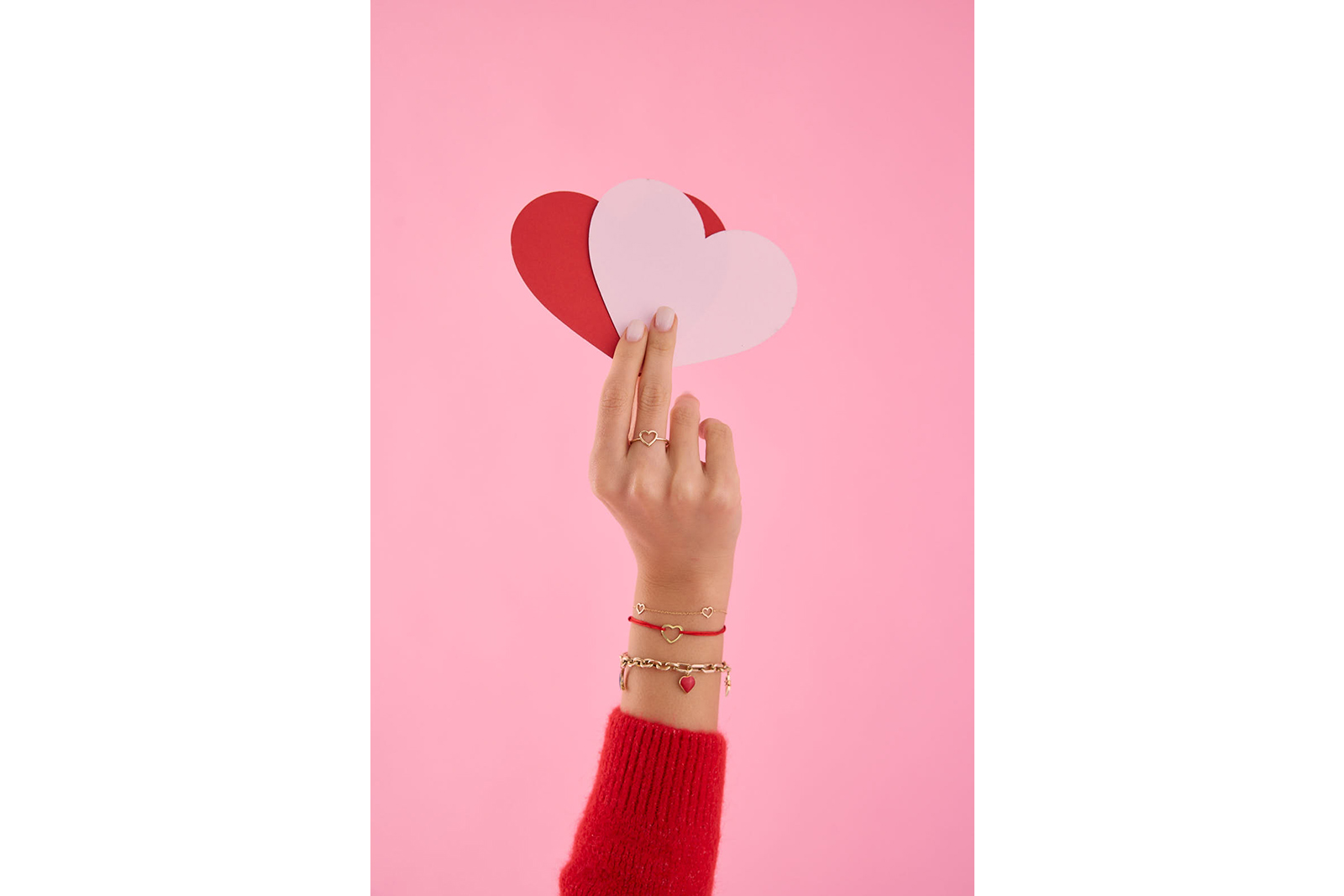 Quyumcu - 14 Ayar Altın Kalpli Bileklik (1)