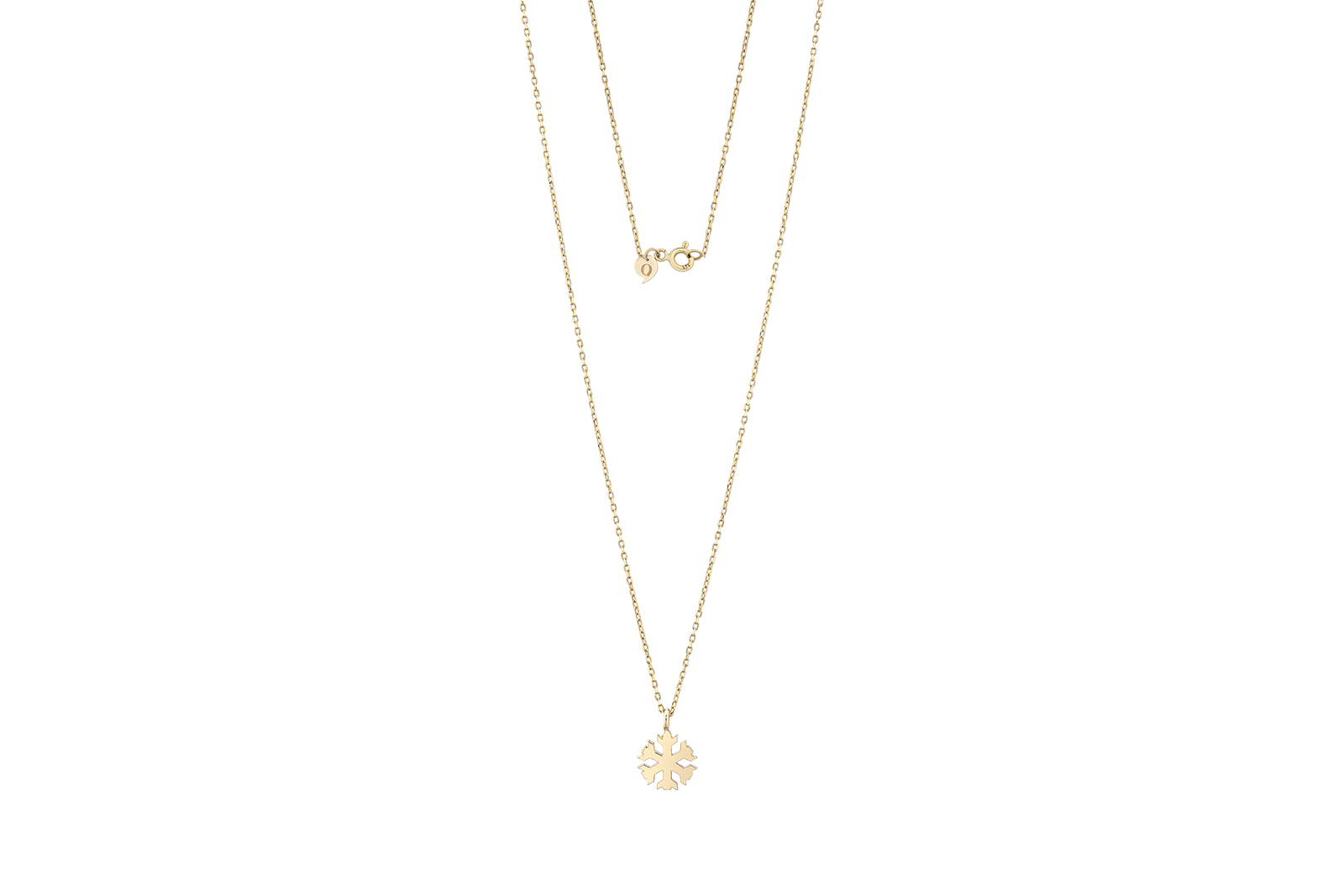 Quyumcu - 14 Ayar Altın Kartanesi Kolye