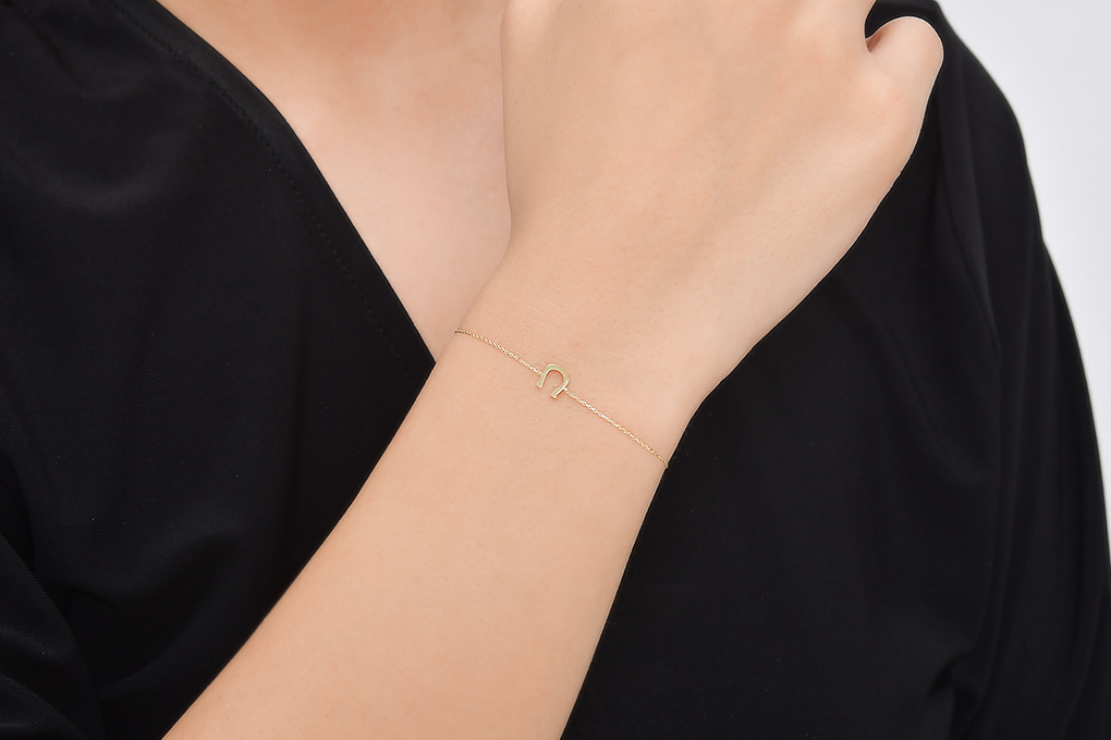 Quyumcu - 14 Ayar Altın Nal Bileklik (1)