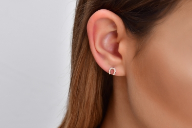 Quyumcu - 14 Ayar Altın Nal Küpe Quyumcu - 14 Ayar Altın Nal Küpe