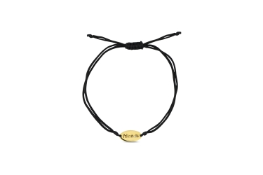 Quyumcu - 14 Ayar Altın Pırlantalı Friends Bileklik