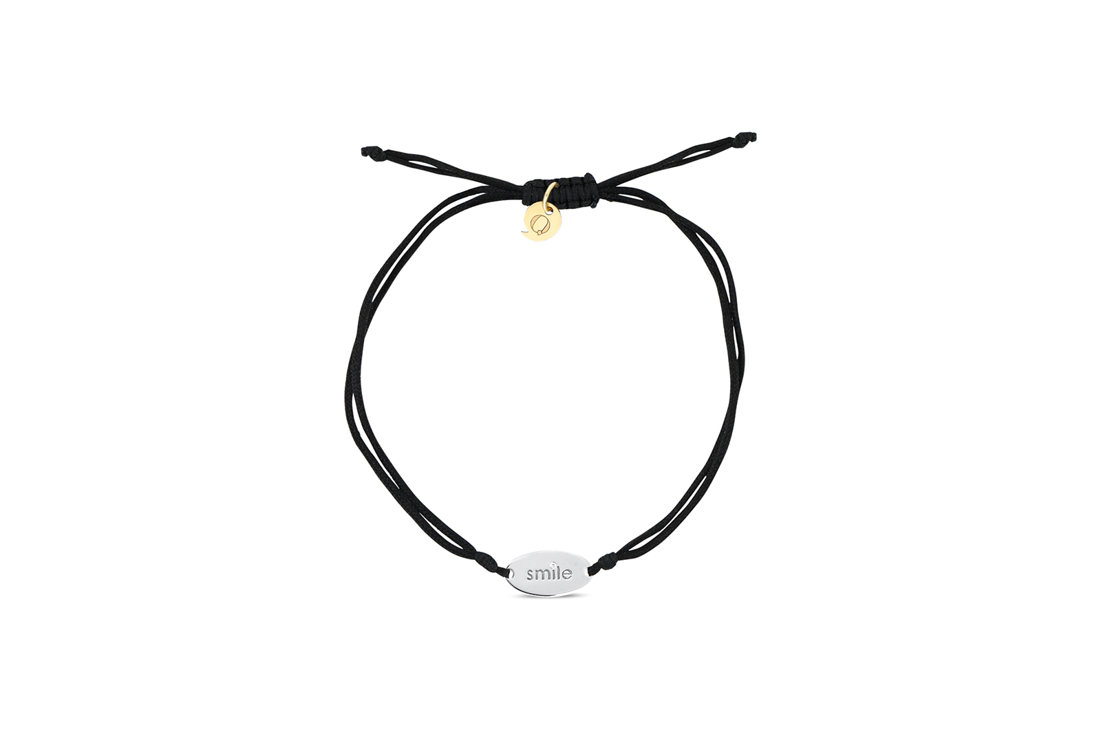 Quyumcu - 14 Ayar Altın Pırlantalı Smile Bileklik