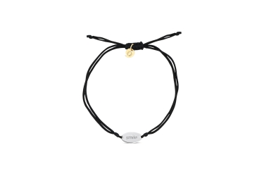 Quyumcu - 14 Ayar Altın Pırlantalı Smile Bileklik