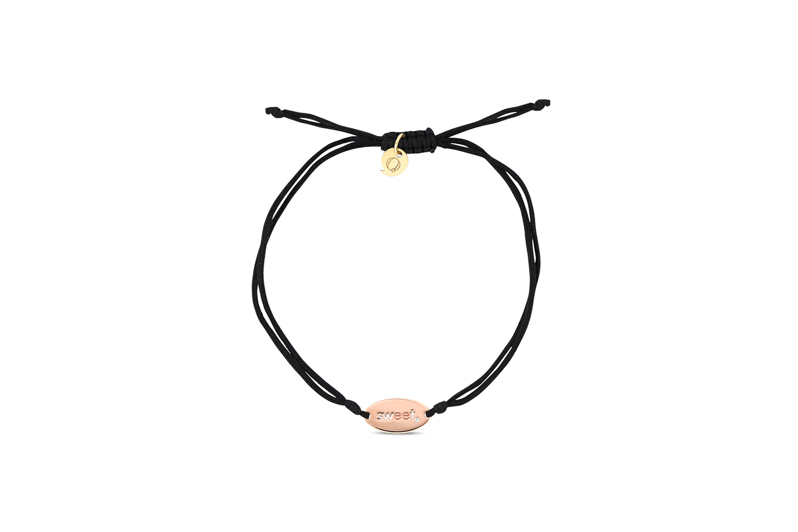 Quyumcu - 14 Ayar Altın Pırlantalı Sweet Bileklik