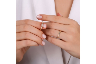 Quyumcu - 14 Ayar Altın Sade Alyans (1)