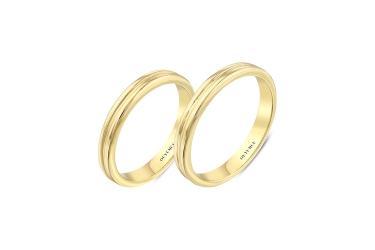 Quyumcu - 14 Ayar Altın Sade Alyans