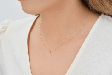 Quyumcu - 14 Ayar Altın Sonsuzluk Kolye (1) Quyumcu - 14 Ayar Altın Sonsuzluk Kolye (1)