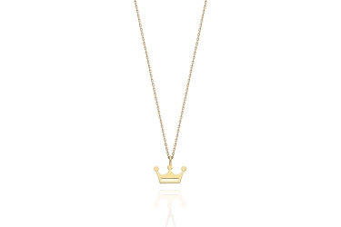 Quyumcu - 14 Ayar Altın Taç Figürlü Kolye Quyumcu - 14 Ayar Altın Taç Figürlü Kolye
