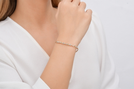 Quyumcu - 14 Ayar İtalyan Zincirli Bileklik Quyumcu - 14 Ayar İtalyan Zincirli Bileklik