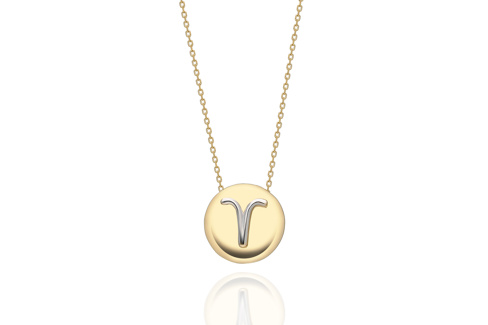 Quyumcu - 14 Ayar Koç Burcu Kolye