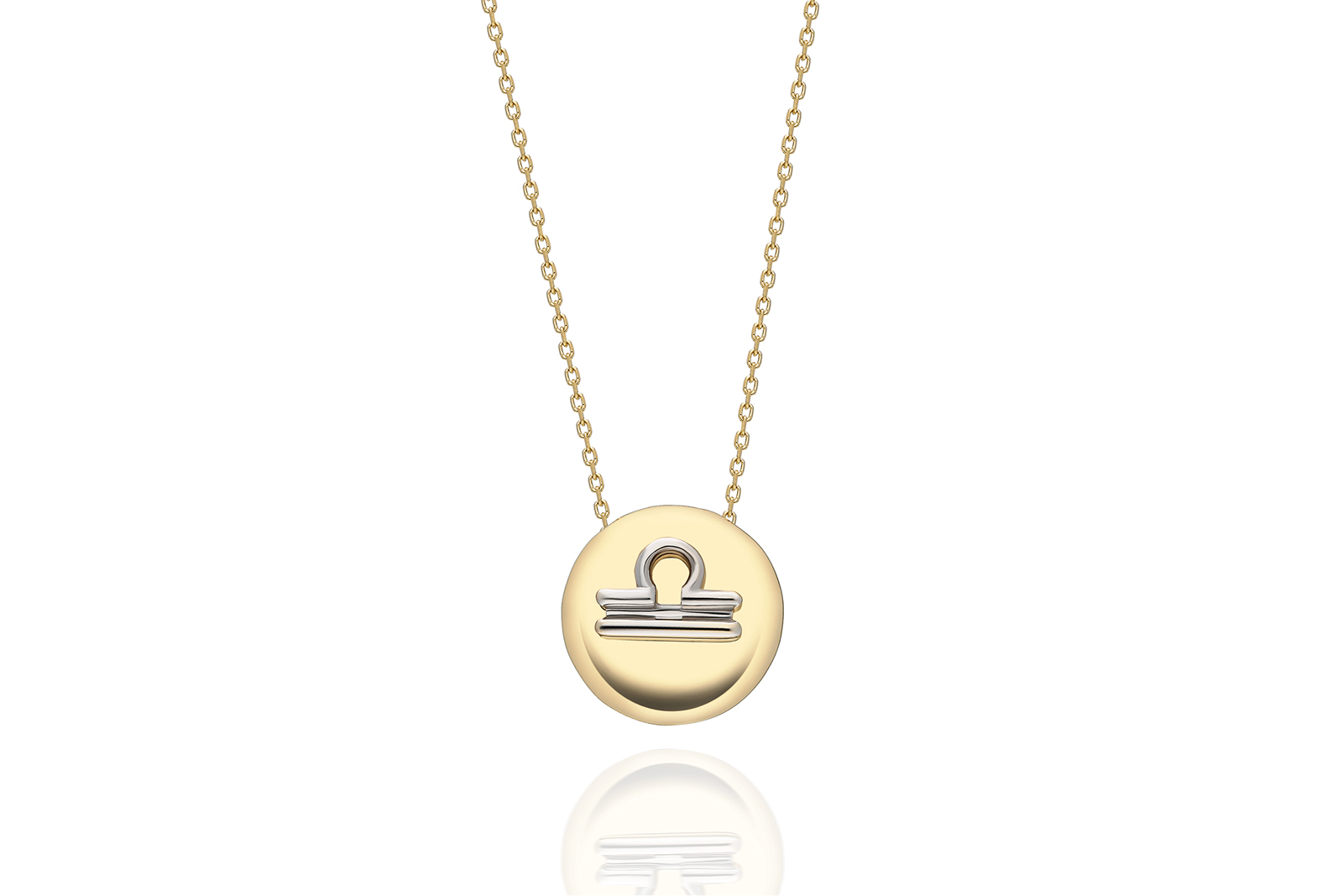 Quyumcu - 14 Ayar Terazi Burcu Kolye