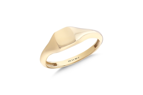 Quyumcu - 14 Carat Gold Minimal Ring Quyumcu - 14 Carat Gold Minimal Ring