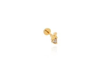 Quyumcu - 14K Gold Angel Tragus Earring Quyumcu - 14K Gold Angel Tragus Earring