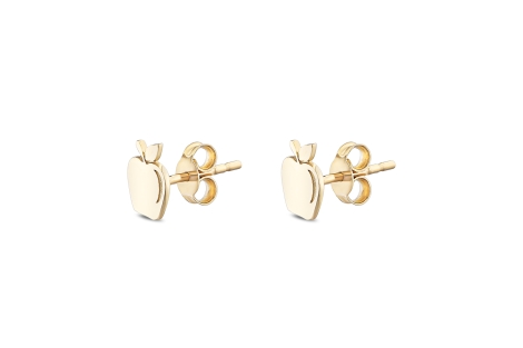 Quyumcu - 14K Gold Apple Earrings Quyumcu - 14K Gold Apple Earrings