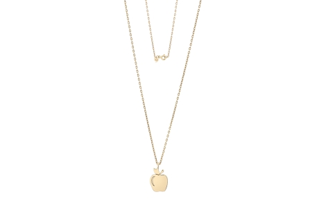 Quyumcu - 14K Gold Apple Necklace Quyumcu - 14K Gold Apple Necklace