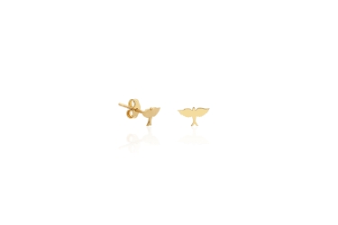 Quyumcu - 14K Gold Bird Earrings Quyumcu - 14K Gold Bird Earrings