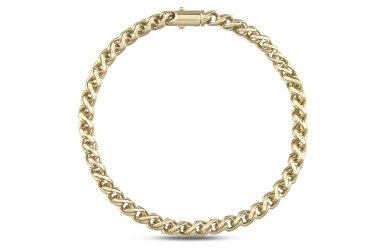 Quyumcu - 14K Gold Chain Bracelet - 18cm Quyumcu - 14K Gold Chain Bracelet - 18cm