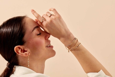 Quyumcu - 14K Gold Chain Italian Earrings (1) Quyumcu - 14K Gold Chain Italian Earrings (1)