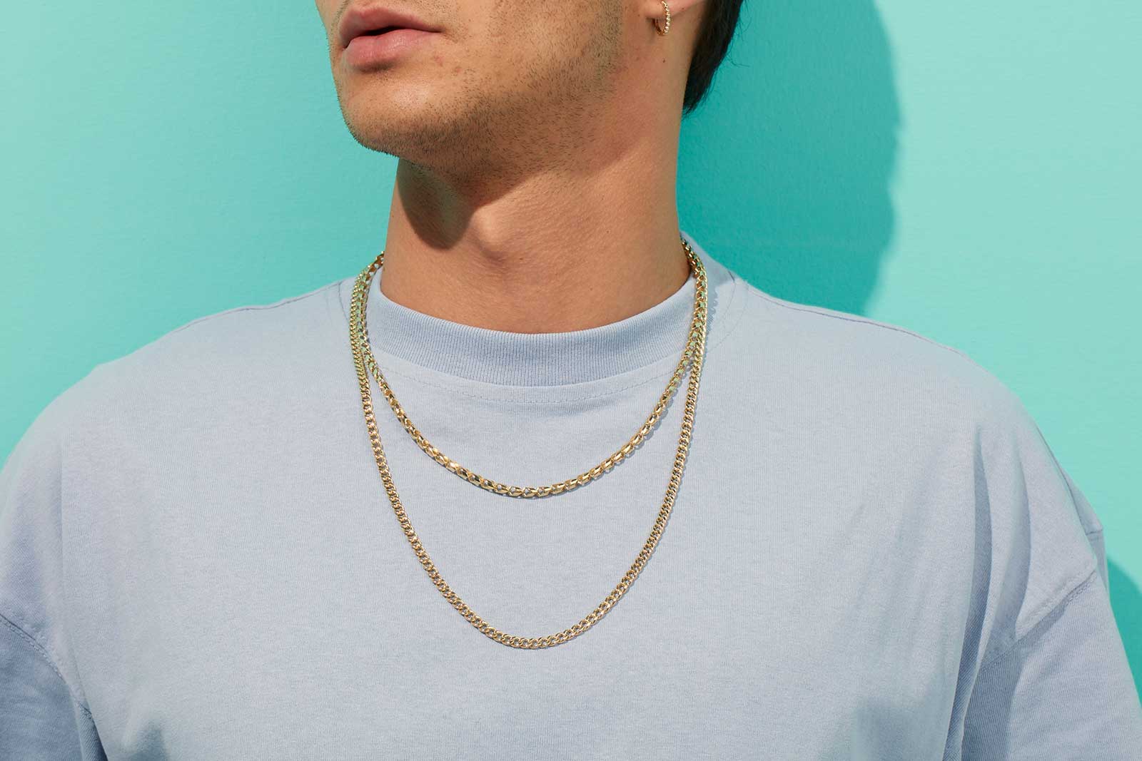 Quyumcu - 14K Gold Chain Necklace (1)