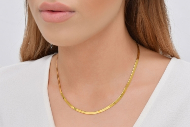 Quyumcu - 14K Gold Chain Necklace  Quyumcu - 14K Gold Chain Necklace