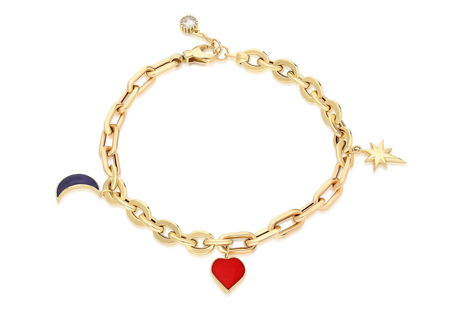 Quyumcu - 14K Gold Charm Bracelet (1)