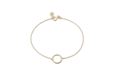 Quyumcu - 14K Gold Circle Figure Bracelet (1) Quyumcu - 14K Gold Circle Figure Bracelet (1)