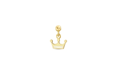 Quyumcu - 14K Gold Crown Charm Quyumcu - 14K Gold Crown Charm