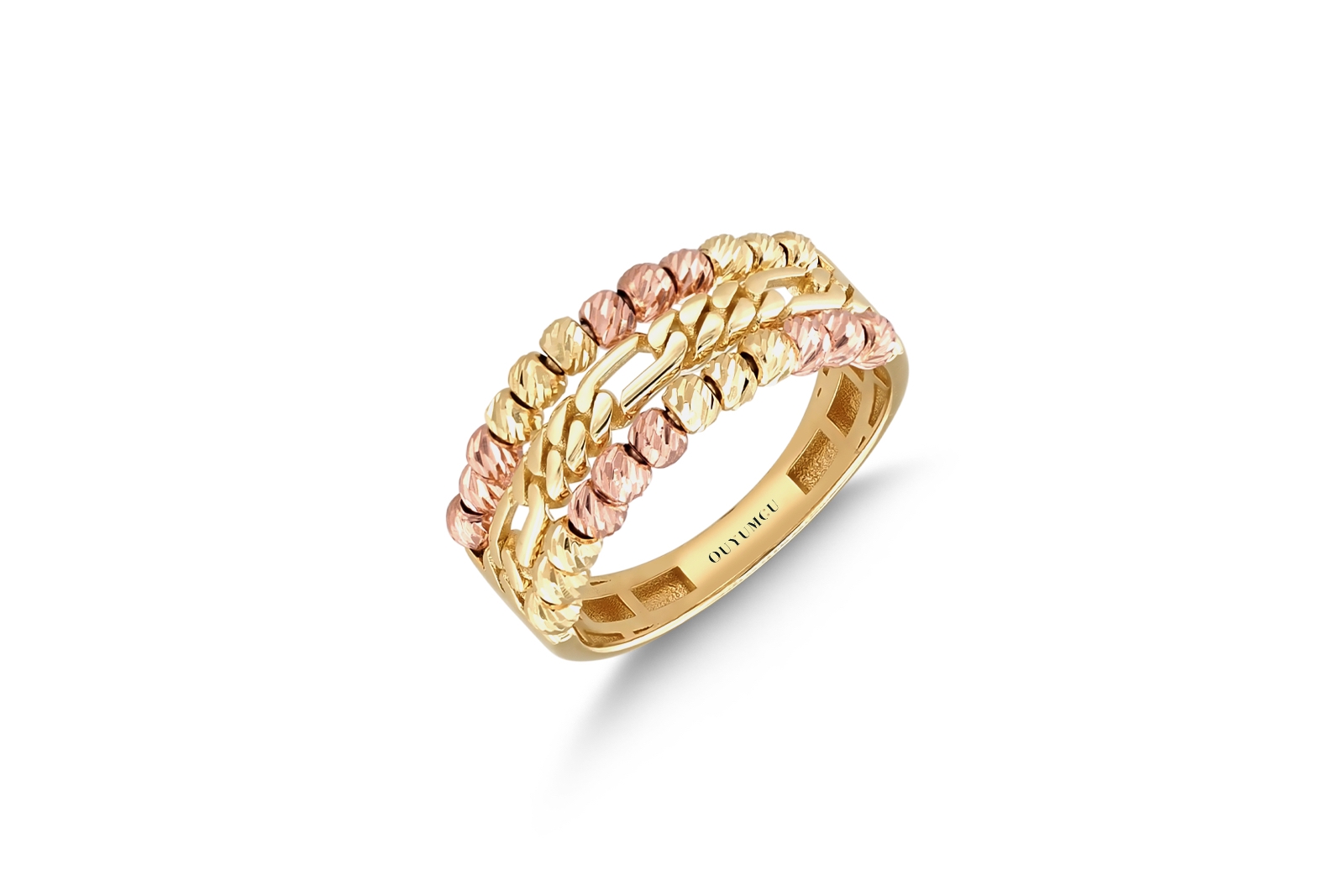 Quyumcu - 14K Gold Dorika Ring (1) Quyumcu - 14K Gold Dorika Ring (1)