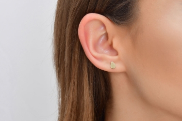 Quyumcu - 14K Gold Drop Earrings (1) Quyumcu - 14K Gold Drop Earrings (1)