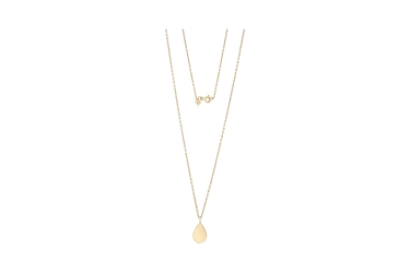 Quyumcu - 14K Gold Drop Necklace  Quyumcu - 14K Gold Drop Necklace