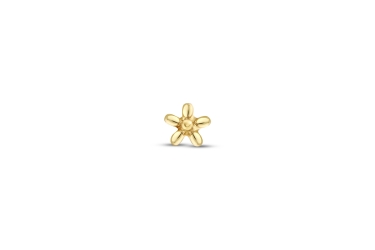 Quyumcu - 14K Gold Flower Tragus Earring (1) Quyumcu - 14K Gold Flower Tragus Earring (1)