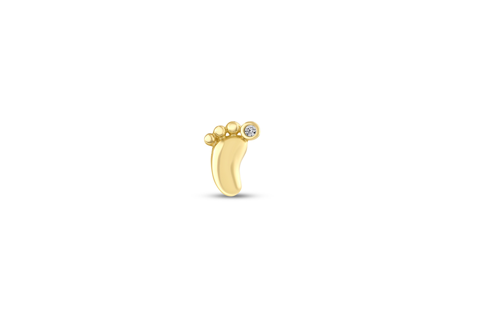 Quyumcu - 14K Gold Foot Tragus Earring (1) Quyumcu - 14K Gold Foot Tragus Earring (1)