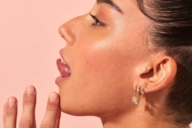 Quyumcu - 14K Gold Heart Tragus Earring (1)