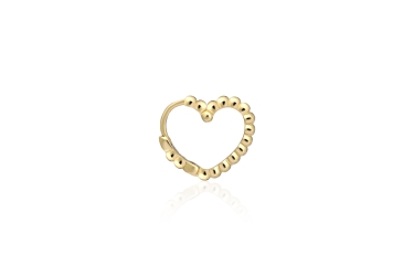 Quyumcu - 14K Gold Heart Tragus Earring Quyumcu - 14K Gold Heart Tragus Earring