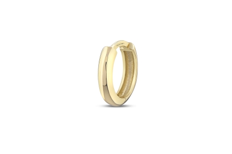 Quyumcu - 14K Gold Hoop Earring - Single Quyumcu - 14K Gold Hoop Earring - Single