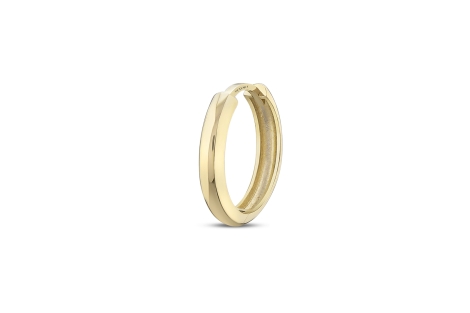 Quyumcu - 14K Gold Hoop Earring - Single Quyumcu - 14K Gold Hoop Earring - Single