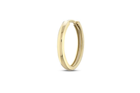 Quyumcu - 14K Gold Hoop Earring - Single Quyumcu - 14K Gold Hoop Earring - Single