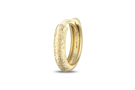Quyumcu - 14K Gold Hoop Earring - Single Quyumcu - 14K Gold Hoop Earring - Single