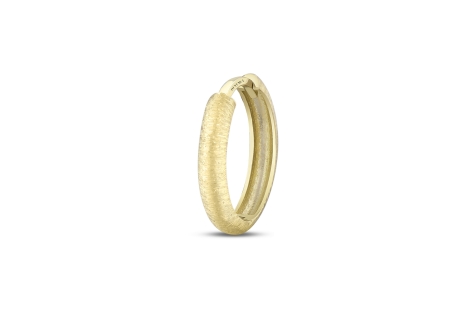 Quyumcu - 14K Gold Hoop Earring - Single Quyumcu - 14K Gold Hoop Earring - Single